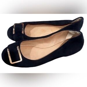 Coach Womens Unique Ballet Suede Flats Shoes
Black